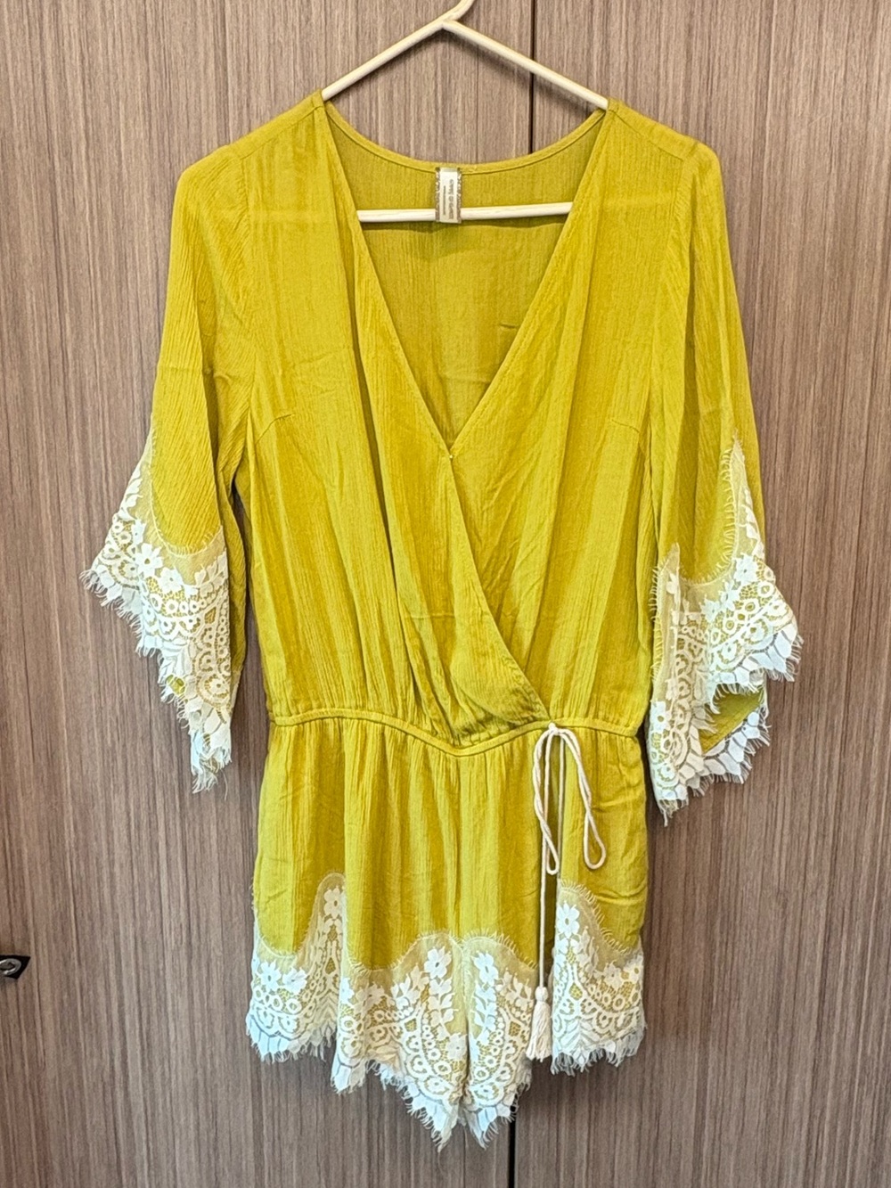 Giddy Up Glamour Romper with Lace